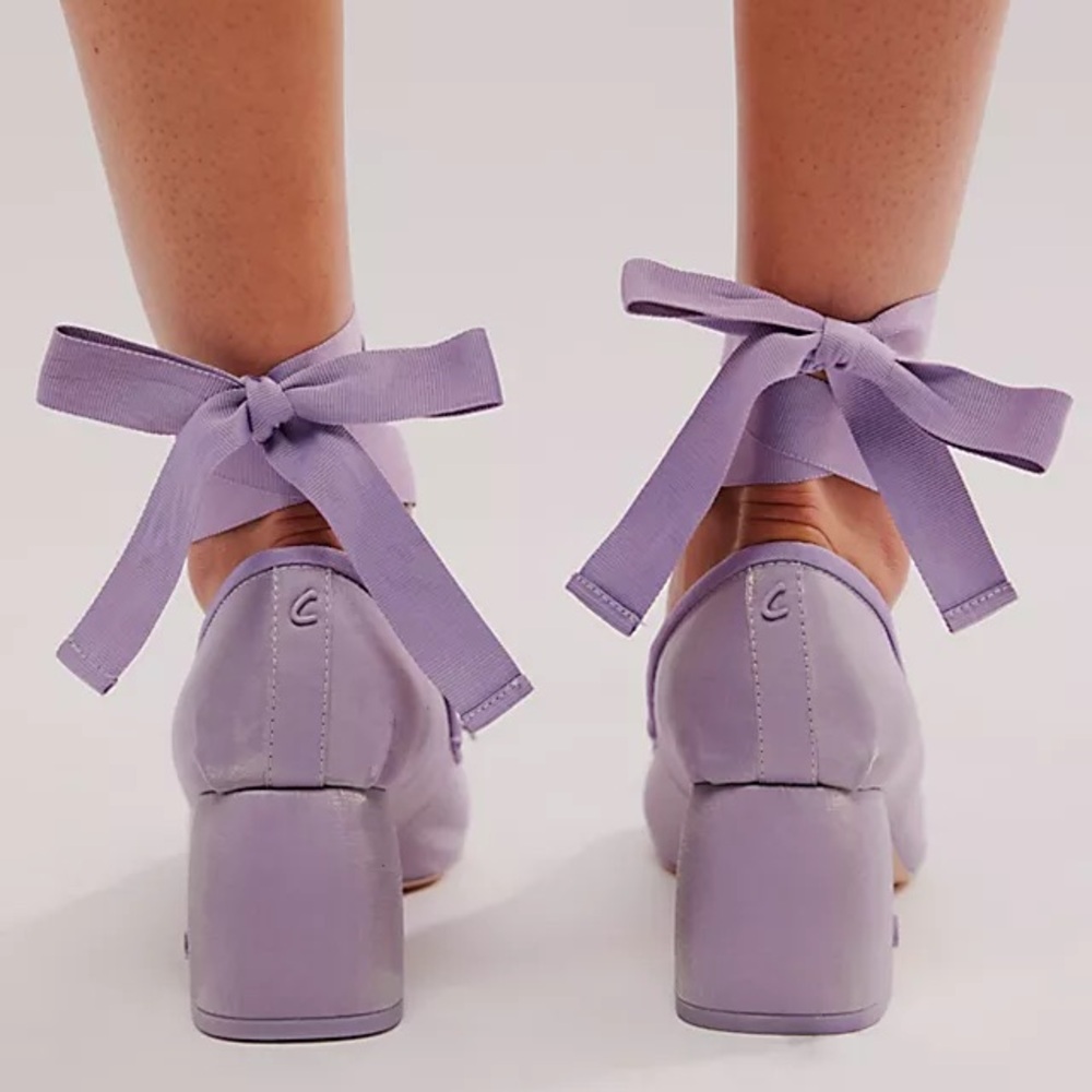 Della wrap - lace up ballet heels💜🩰